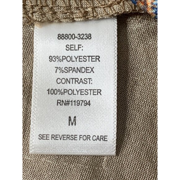 Live And Let Live Velour Peasant Top M EUC 3/4 Sleeve Stretch 8827 Boho Tassle - Picture 5 of 7